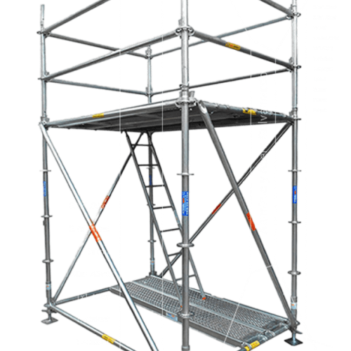 Andamio Multidireccional certificado de 1.40 x 1.40 m  con tornillo nivelador