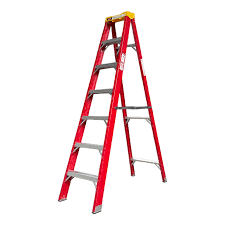 Escalera Fibra de Vidrio Tipo Tijera 7' 
